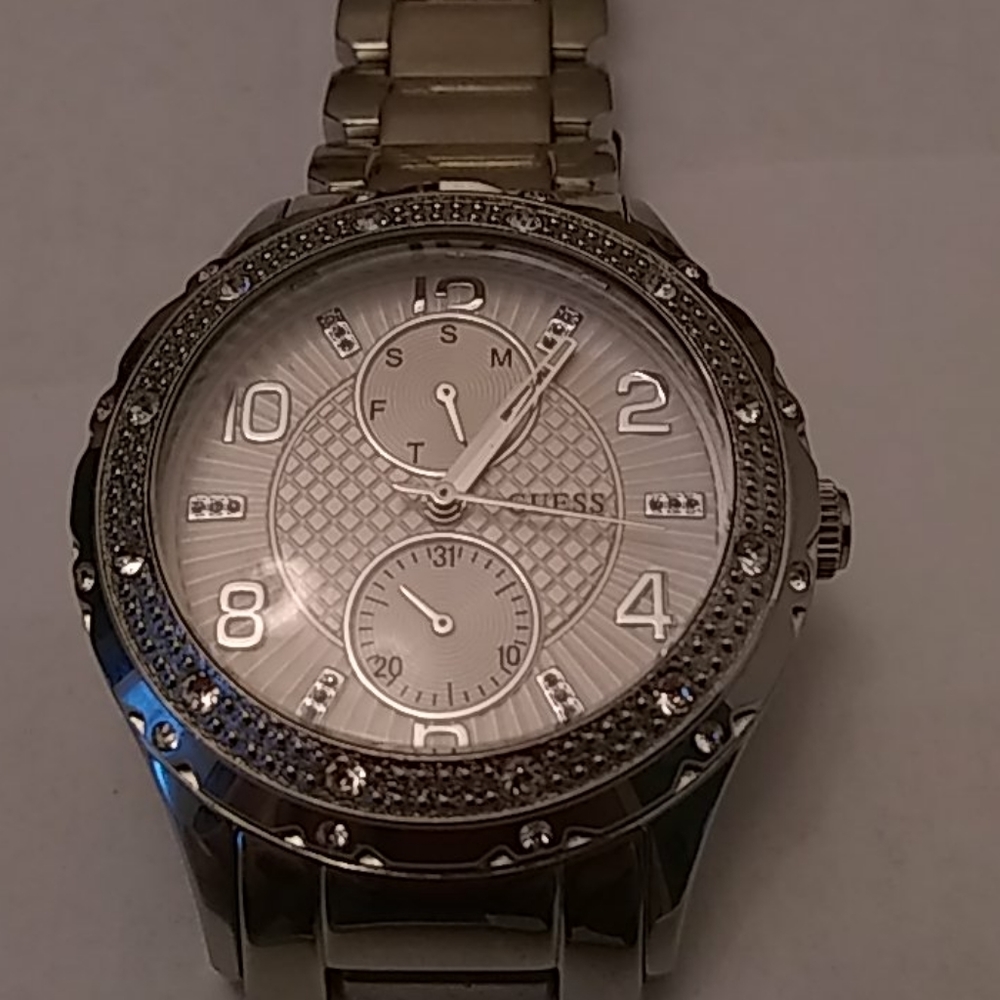 Silver-Tone Multifunction Watch - image 6